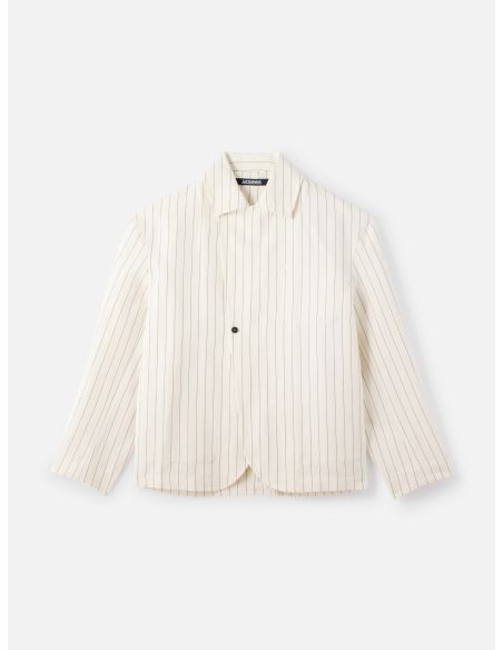 SUNDAY JACQUARD STRIPED TENNIS JACKET
