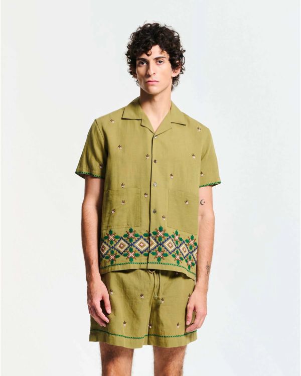 PISTACHIO SHIRT KHAKI GREEN