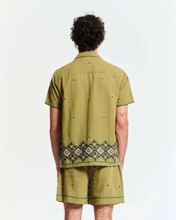 CHEMISE PISTACHIO VERT KAKI