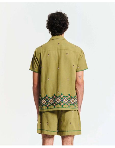 CHEMISE PISTACHIO VERT KAKI